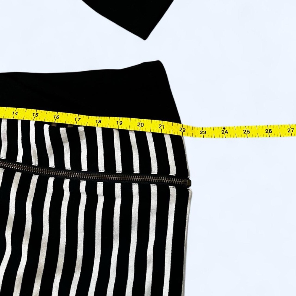 NWT! Caslon Large Size 1 Black and White Striped Ribbed Knit Zip Cotton Jacket - Picture 4 of 8